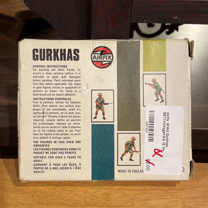 Airfix WWII Gurkhas SET/Vintage=AS IS