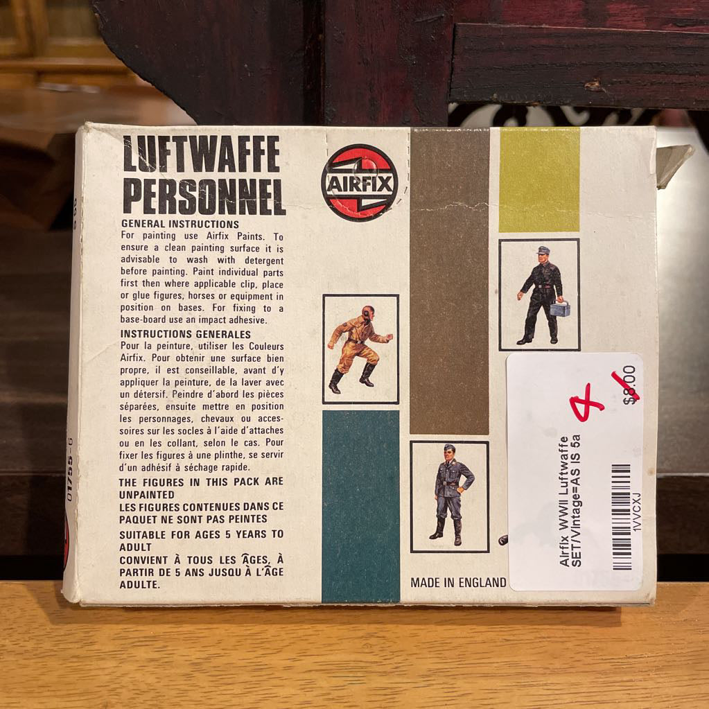 Airfix WWII Luftwaffe SET/Vintage=AS IS