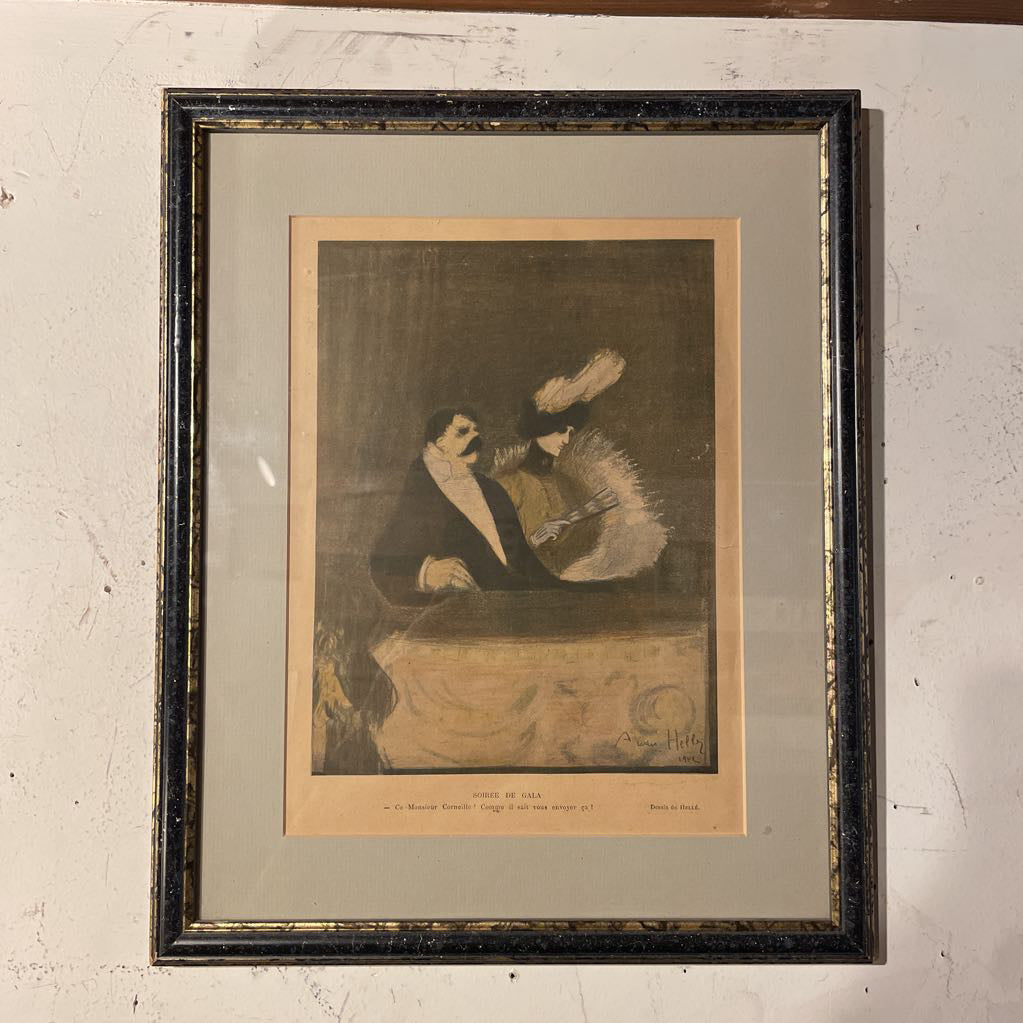 122 Year Old Le Rire Magazine Illustration #2