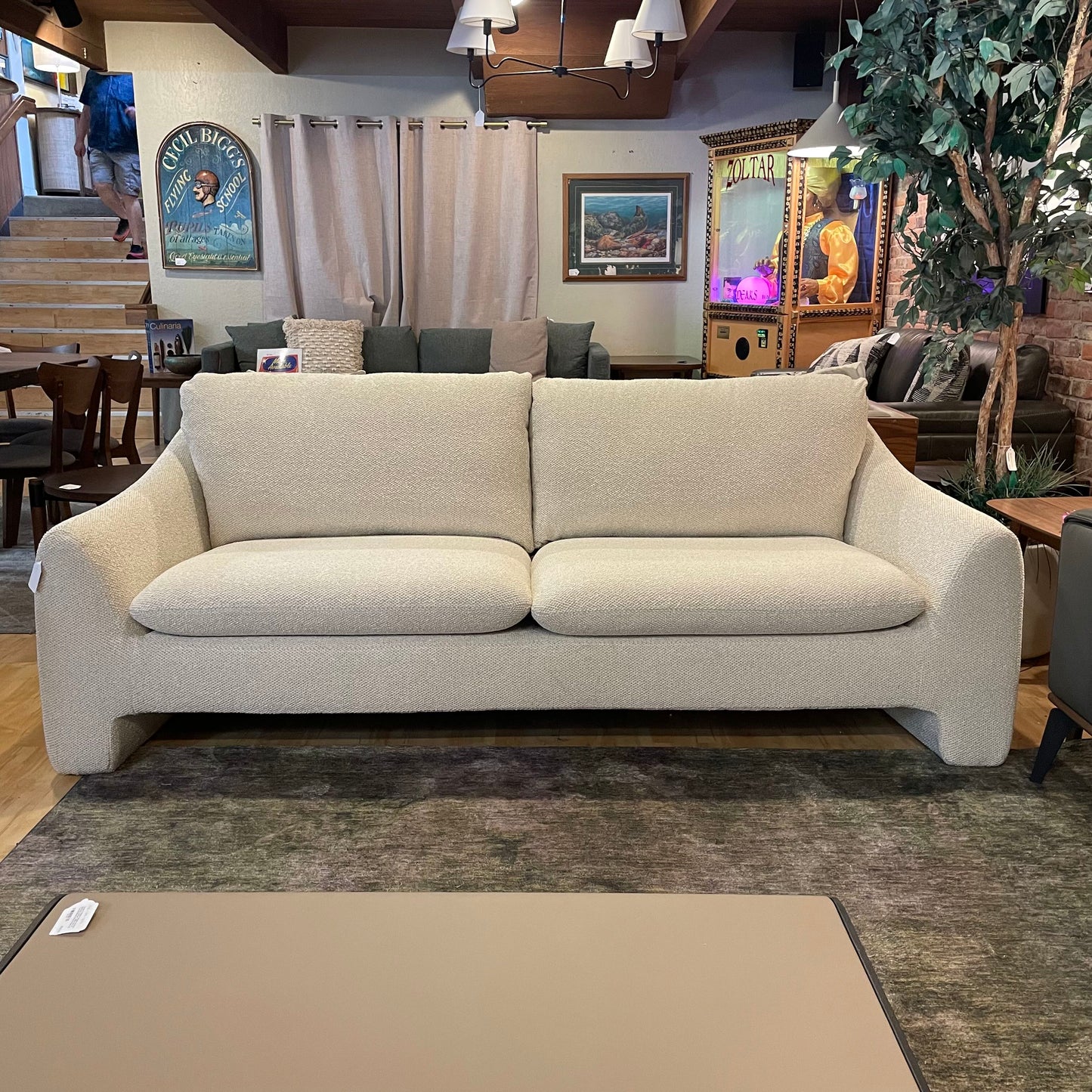 Breda Linen Sofa