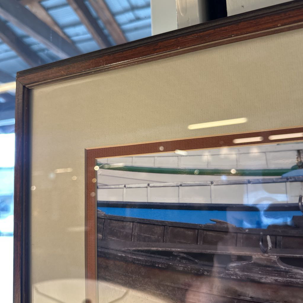 Framed Signed Boats Print