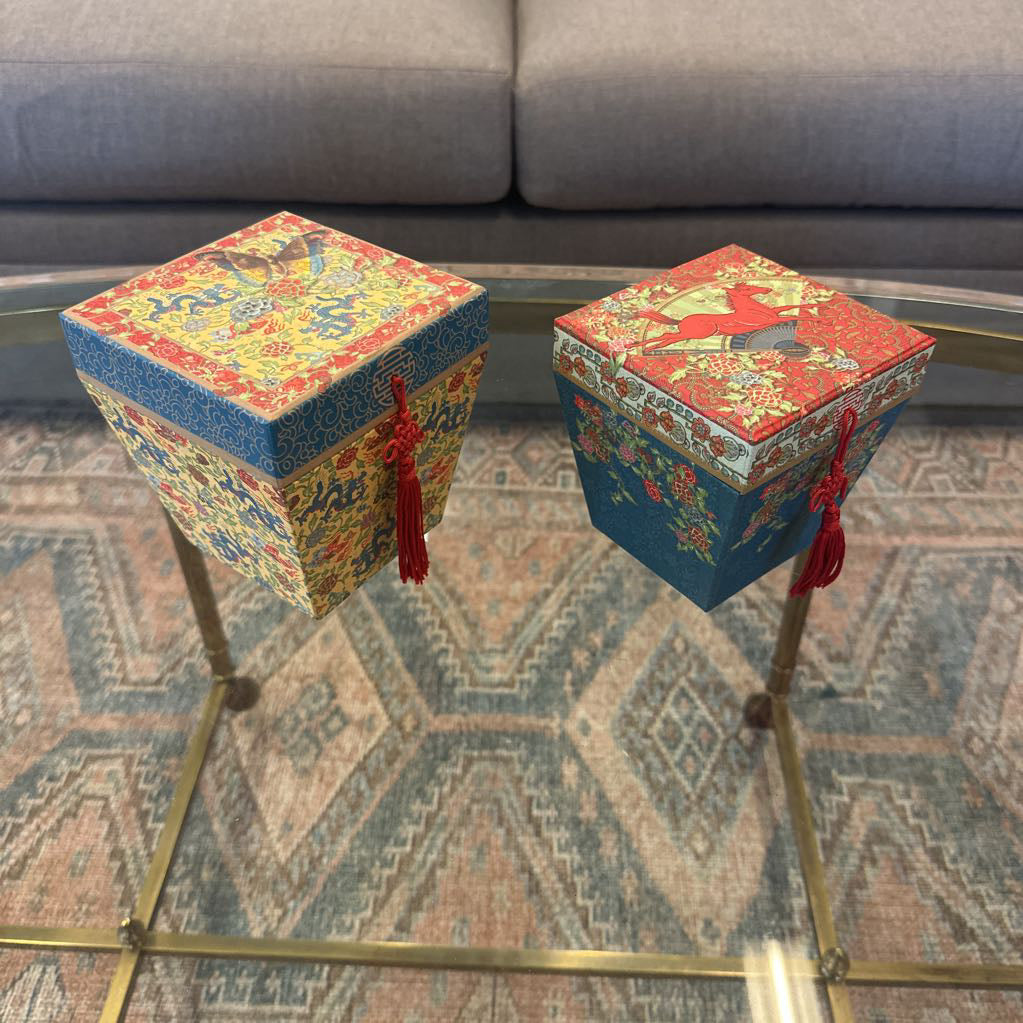 Asian Nesting Boxes(set of 2) SMALLS