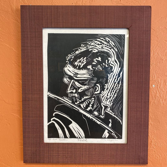 LAGANA Signed & Numbered Block Print ART