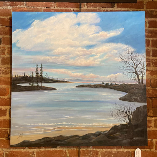 LOIS HASKELL "Sea & Sky" 36"x36" ART