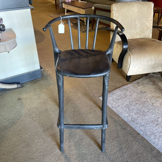 Resol Black Molded Eco Plastic Stool C STOOLS