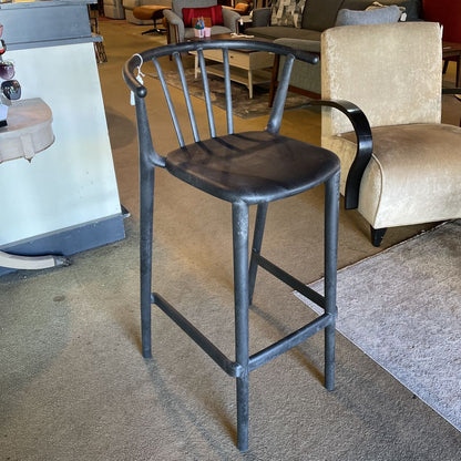 Resol Black Molded Eco Plastic Stool C STOOLS