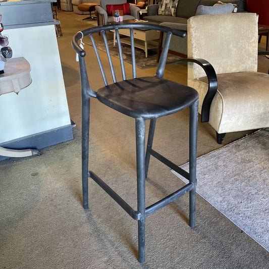 Resol Black Molded Eco Plastic Stool C STOOLS