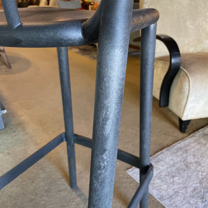 Resol Black Molded Eco Plastic Stool C STOOLS