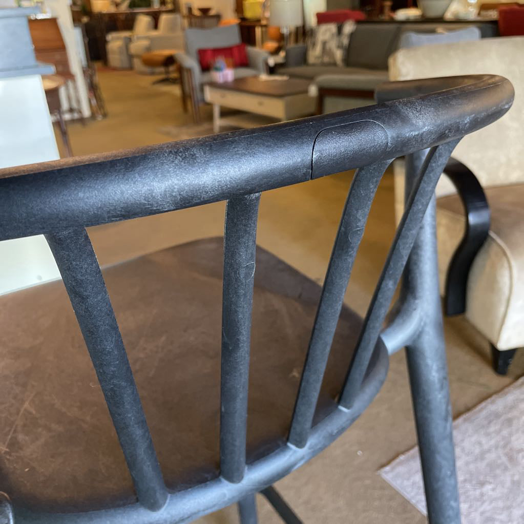 Resol Black Molded Eco Plastic Stool C STOOLS