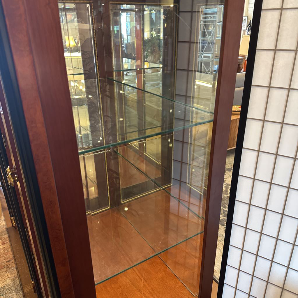 Vitrine Display Cabinet w/ Bronze Decals C CABINETS
