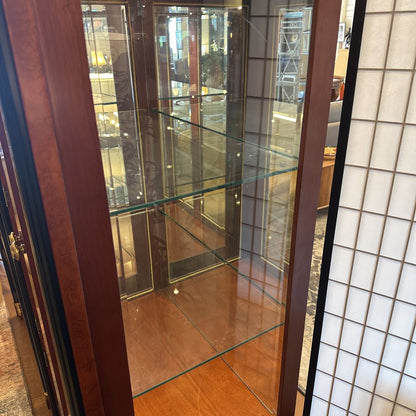 Vitrine Display Cabinet w/ Bronze Decals C CABINETS