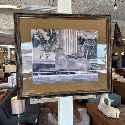 "Vis a Vis" Greyhound Print ART