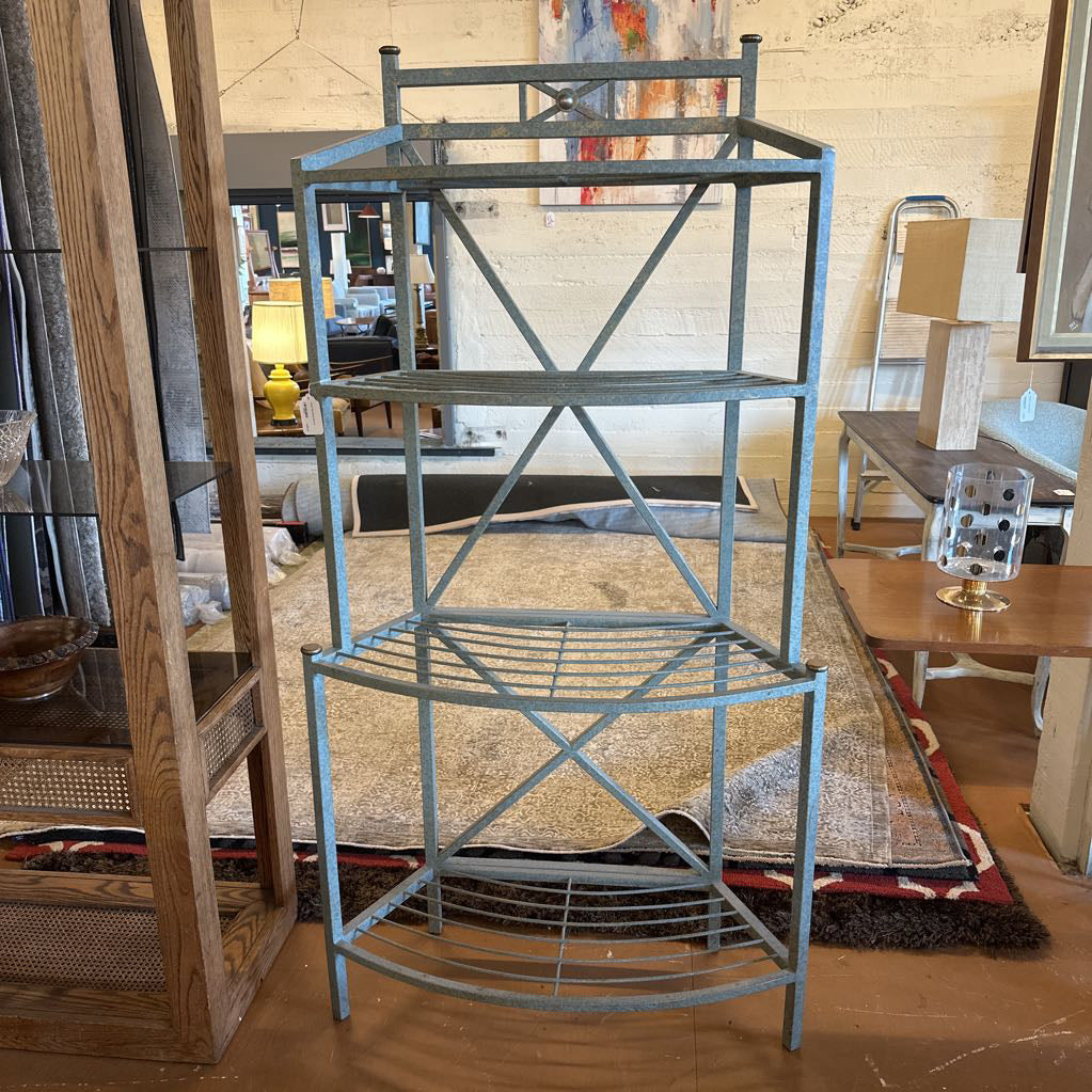 Rustic Galvanized Shelf UNIQUE FINDS