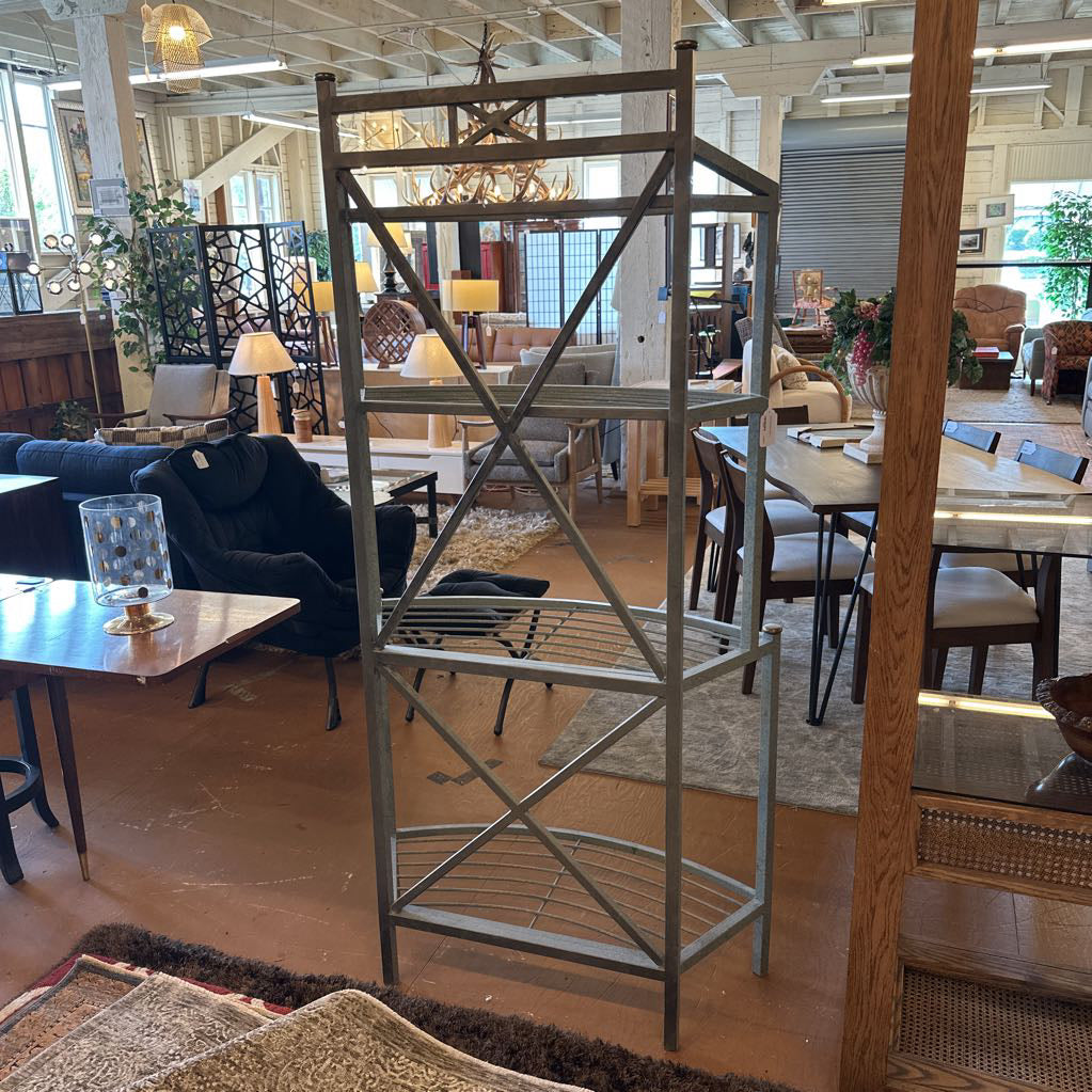 Rustic Galvanized Shelf UNIQUE FINDS