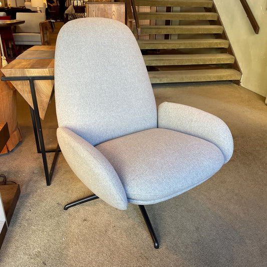 Contemporary Grey Recliner U ACCENT CHAIRS