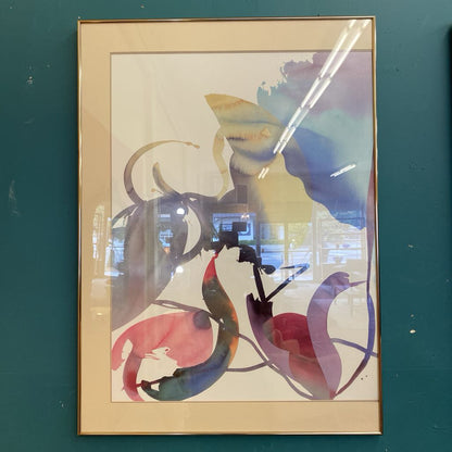 Paul Jenkins 85' "Human Limit" Triptych