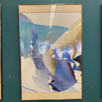 Paul Jenkins 85' "Human Limit" Triptych
