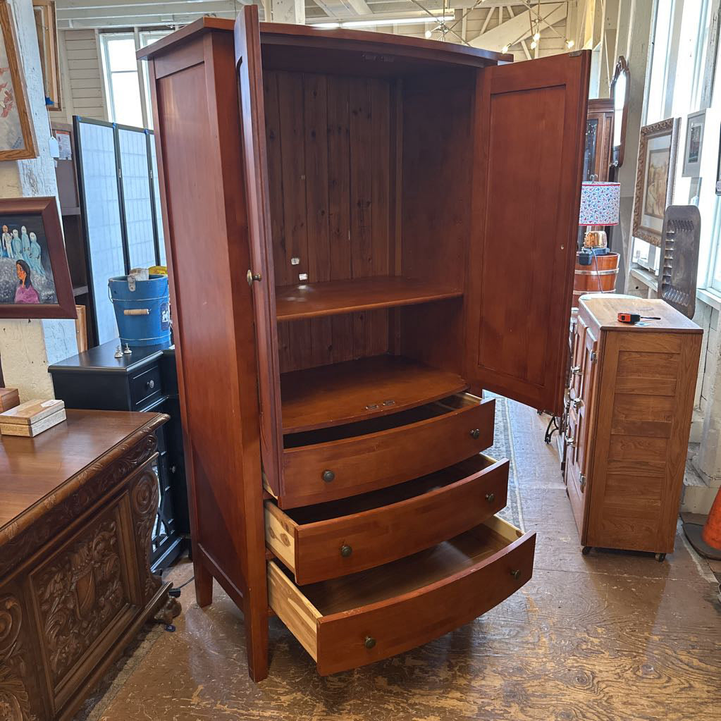 Cherry Wood Armoir C CABINETS