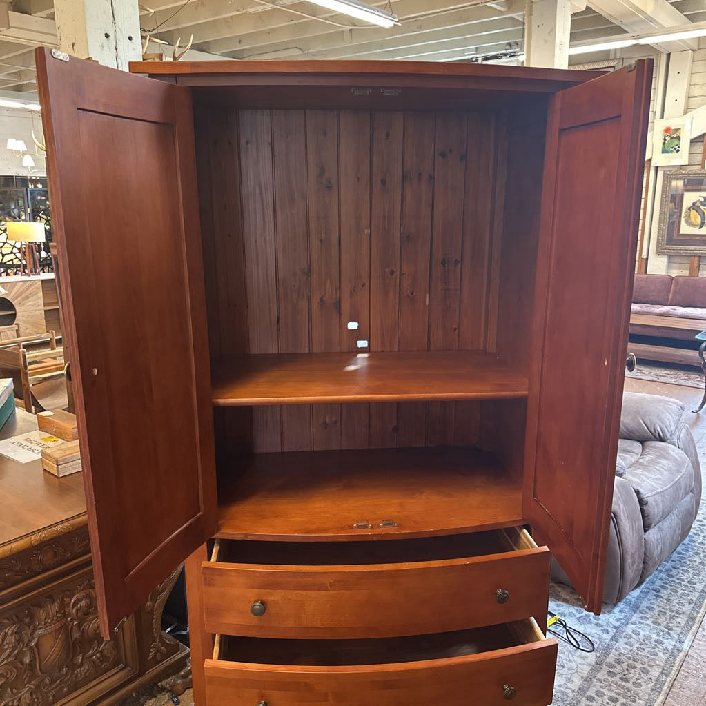 Cherry Wood Armoir C CABINETS