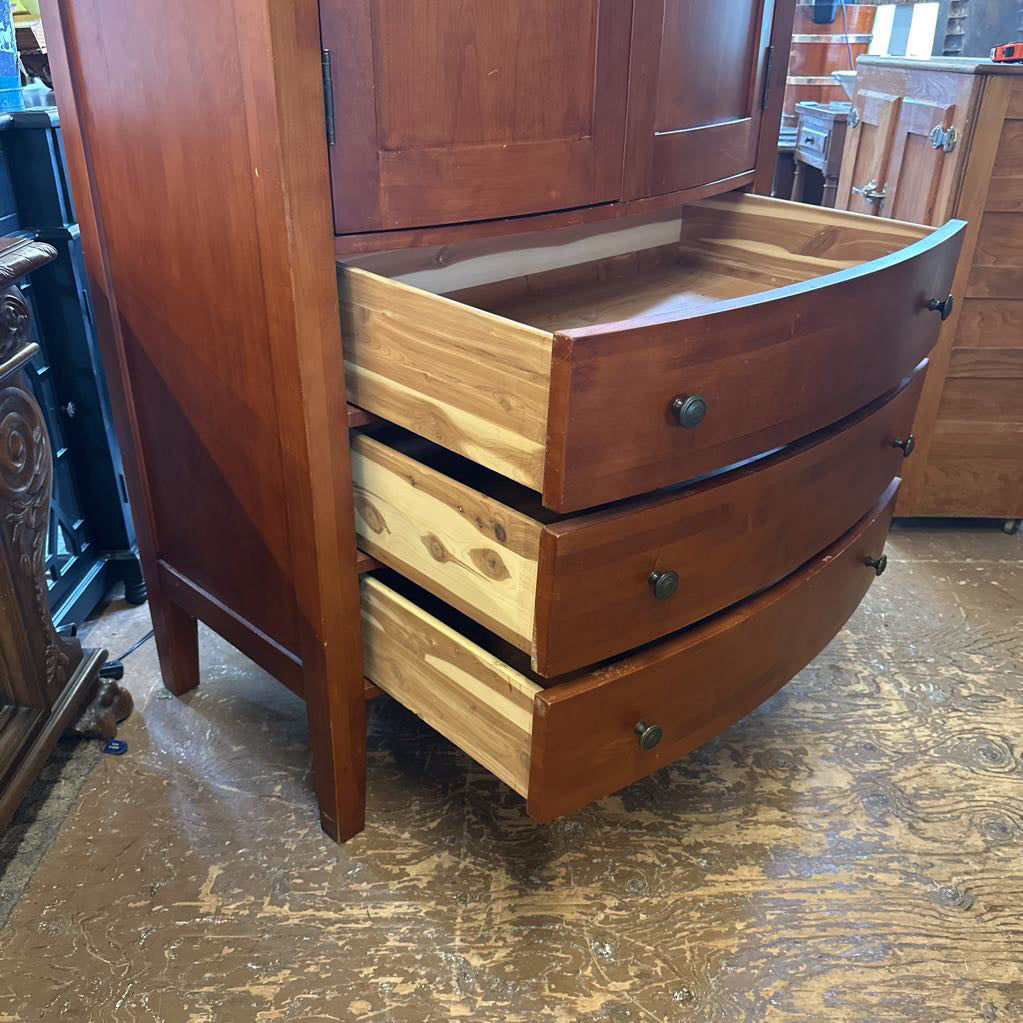 Cherry Wood Armoir C CABINETS