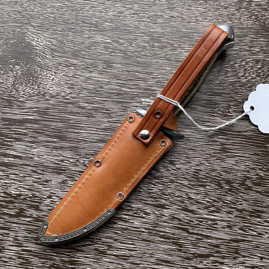 Blackhawk Solingen, Germany Knife with Leather Sheath UNIQUE FINDS