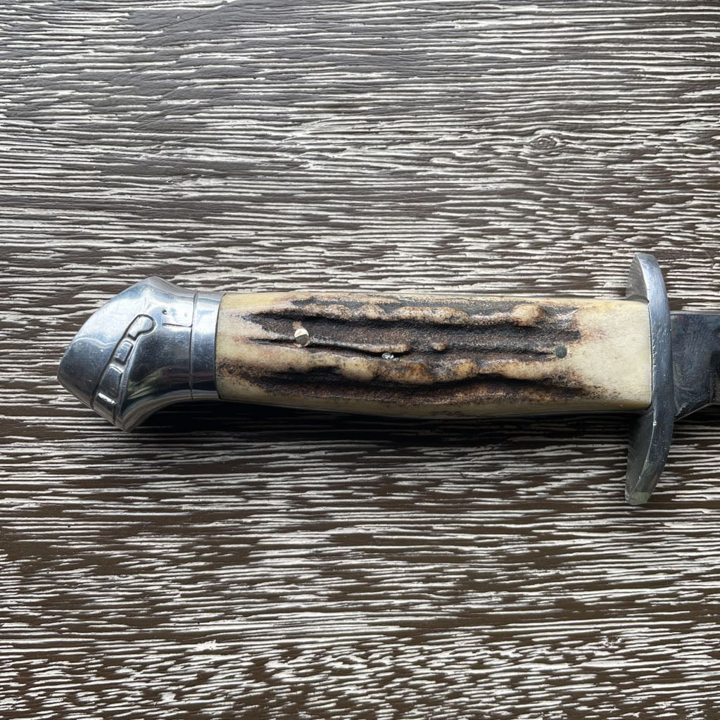 Blackhawk Solingen, Germany Knife with Leather Sheath UNIQUE FINDS