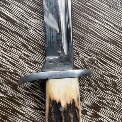 Blackhawk Solingen, Germany Knife with Leather Sheath UNIQUE FINDS