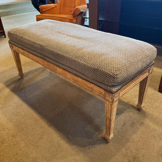 Upholstered Louis XVI Style Bench