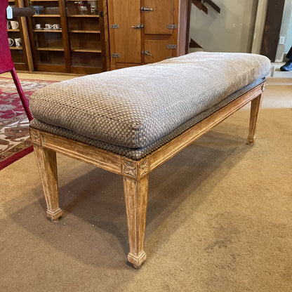 Upholstered Louis XVI Style Bench C ACCENT BENCHES