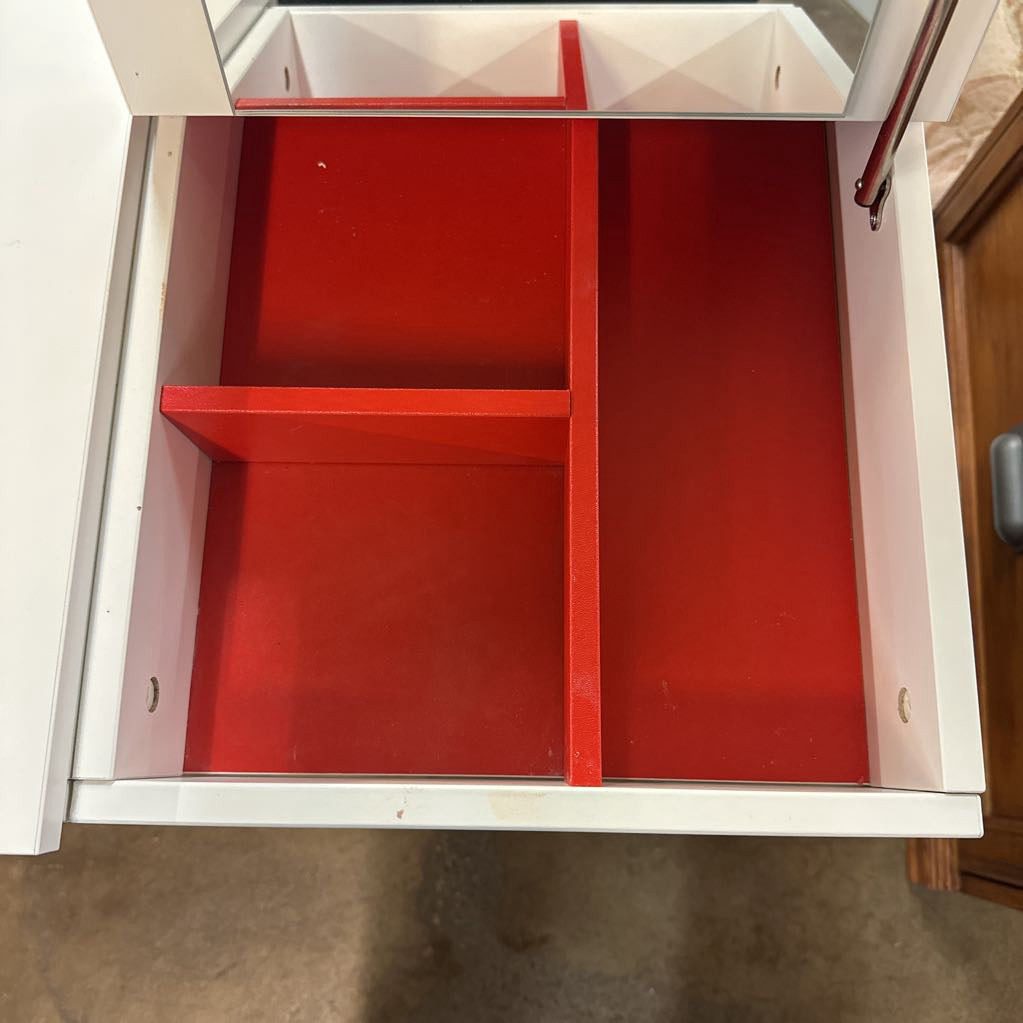 Small White Vanity w/Drawer C VANITIES