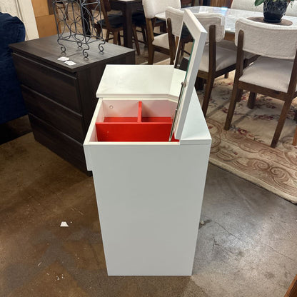 Small White Vanity w/Drawer C VANITIES