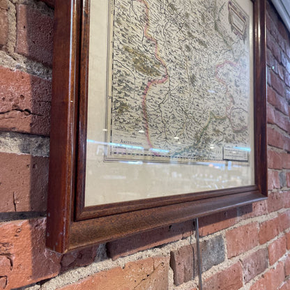 Framed Westphalia Map ART