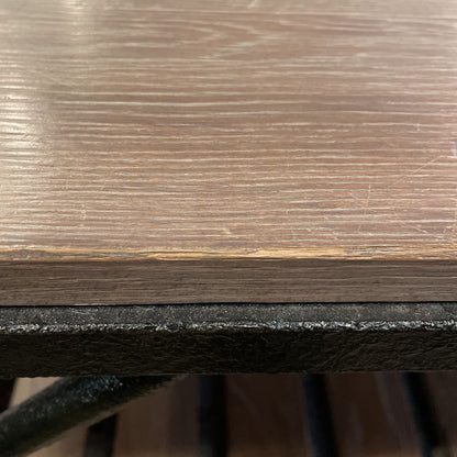 ETHAN ALLEN Industrial Metal + Wood Coffee Table C COFFEE TABLES