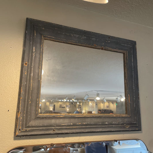 Rustic Blue Wooden Mirror C MIRRORS