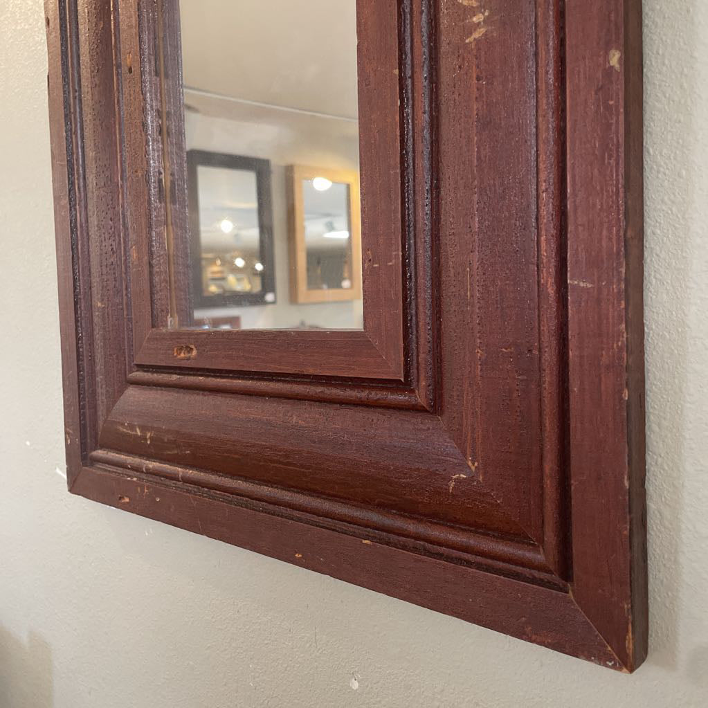 Rustic Red Toned Small Mirror C MIRRORS