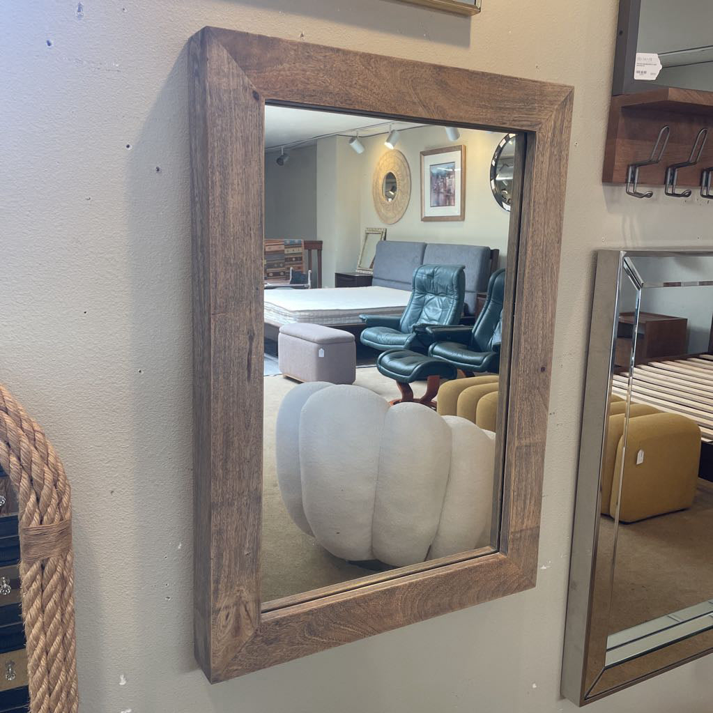 Wooden Blocky Framed Mirror C MIRRORS