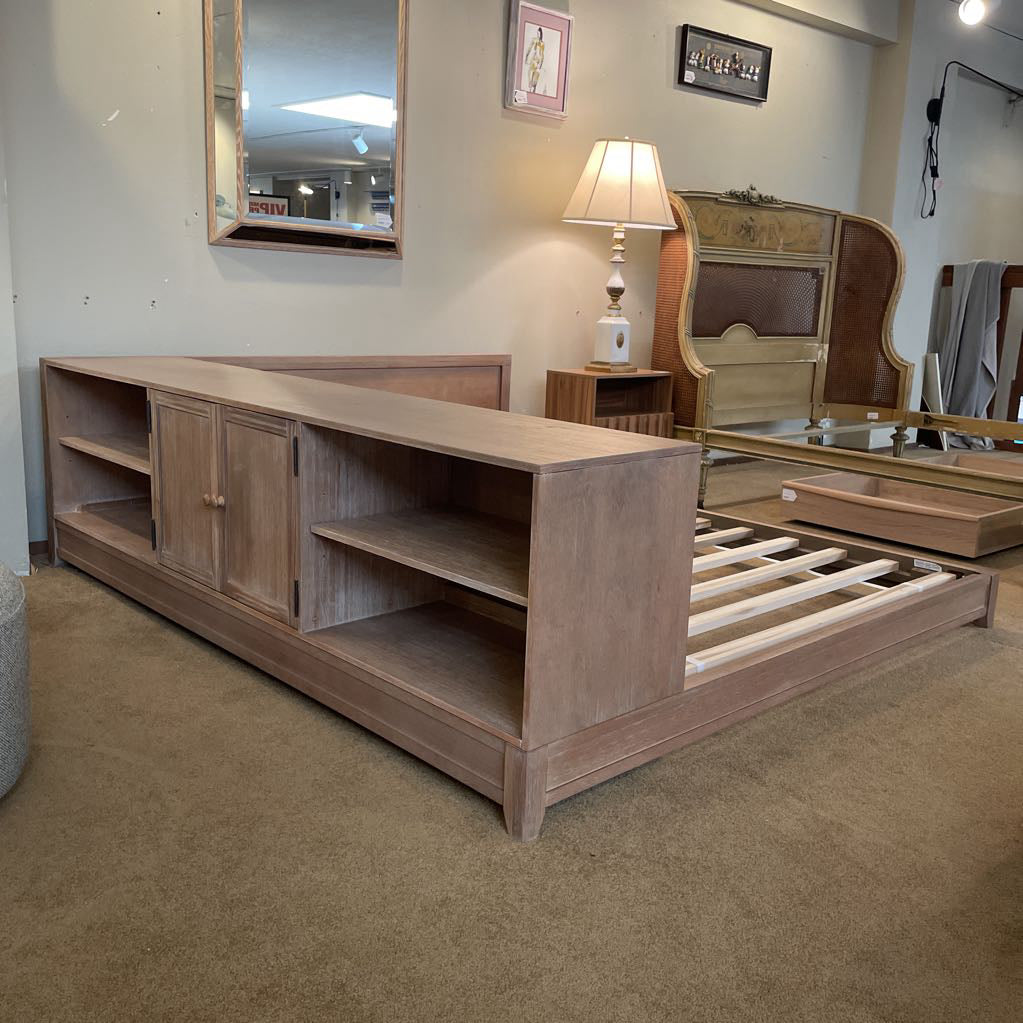 Farmhouse Full Sized Storage Bed Frame C BED FRAMES