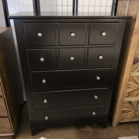 Folio 21 Black 5 Drawer Chest w/Smooth close C CABINETS
