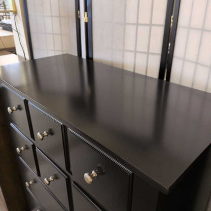 Folio 21 Black 5 Drawer Chest w/Smooth close C CABINETS