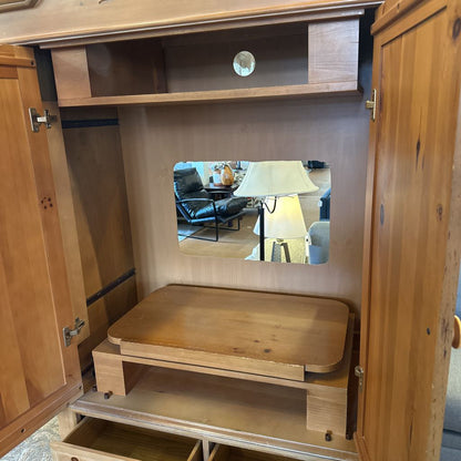 Broyhill Fontana Armoir in Light wood C CABINETS