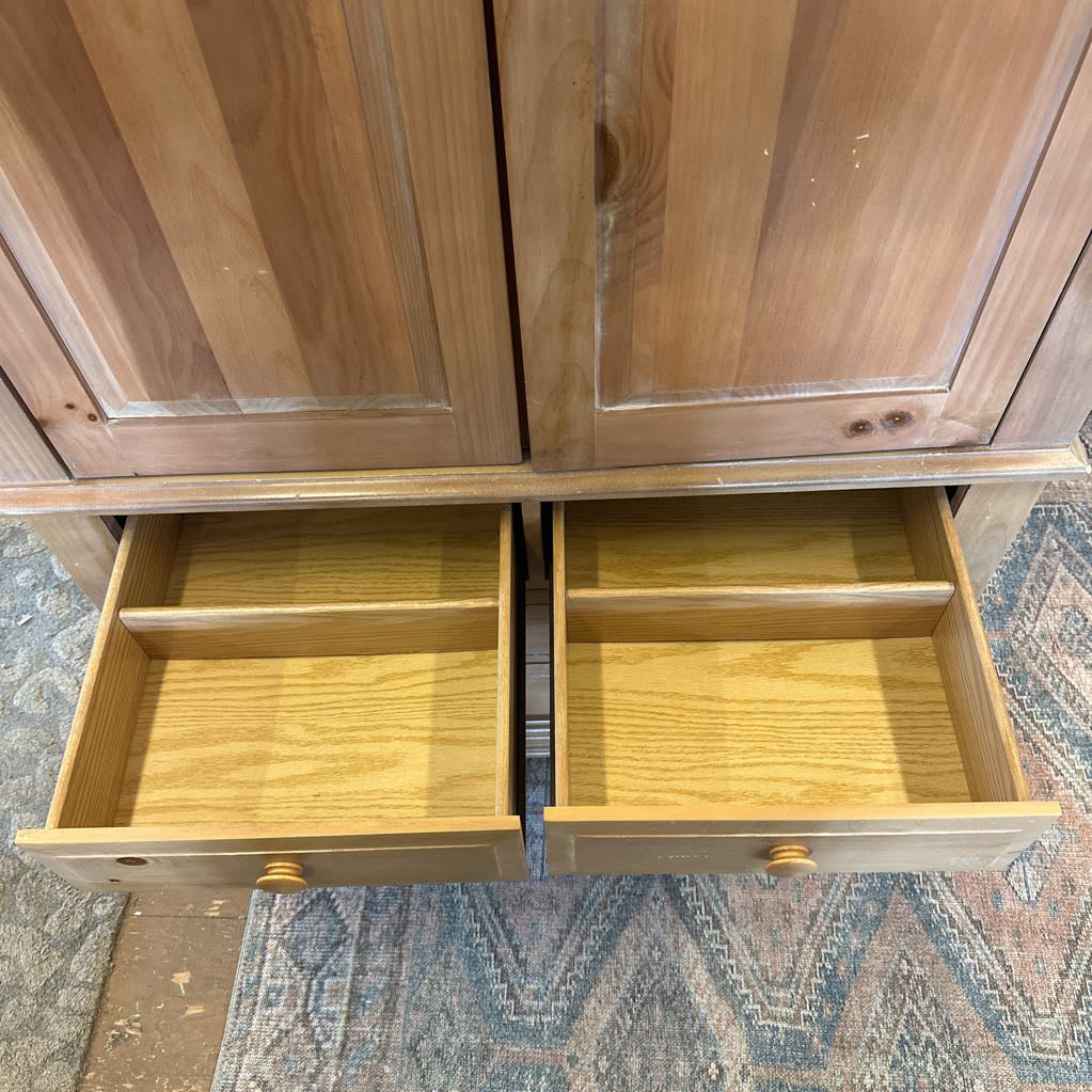 Broyhill Fontana Armoir in Light wood C CABINETS