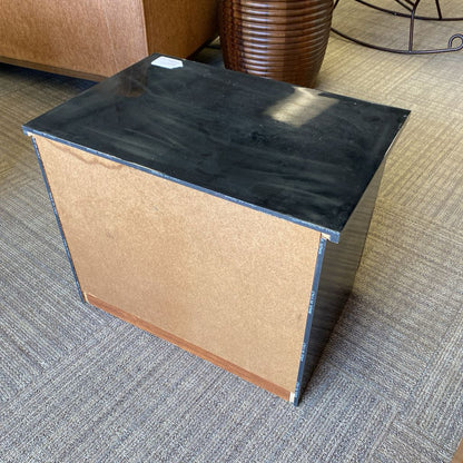 Black Lacquer Deco Revival Nightstand C NIGHTSTANDS