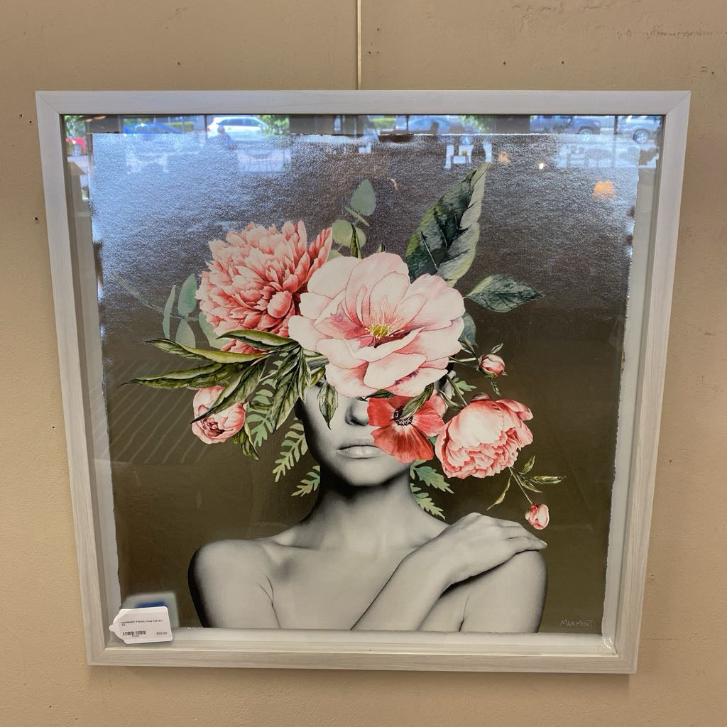 MARMONT Flower Head Foil Art ART