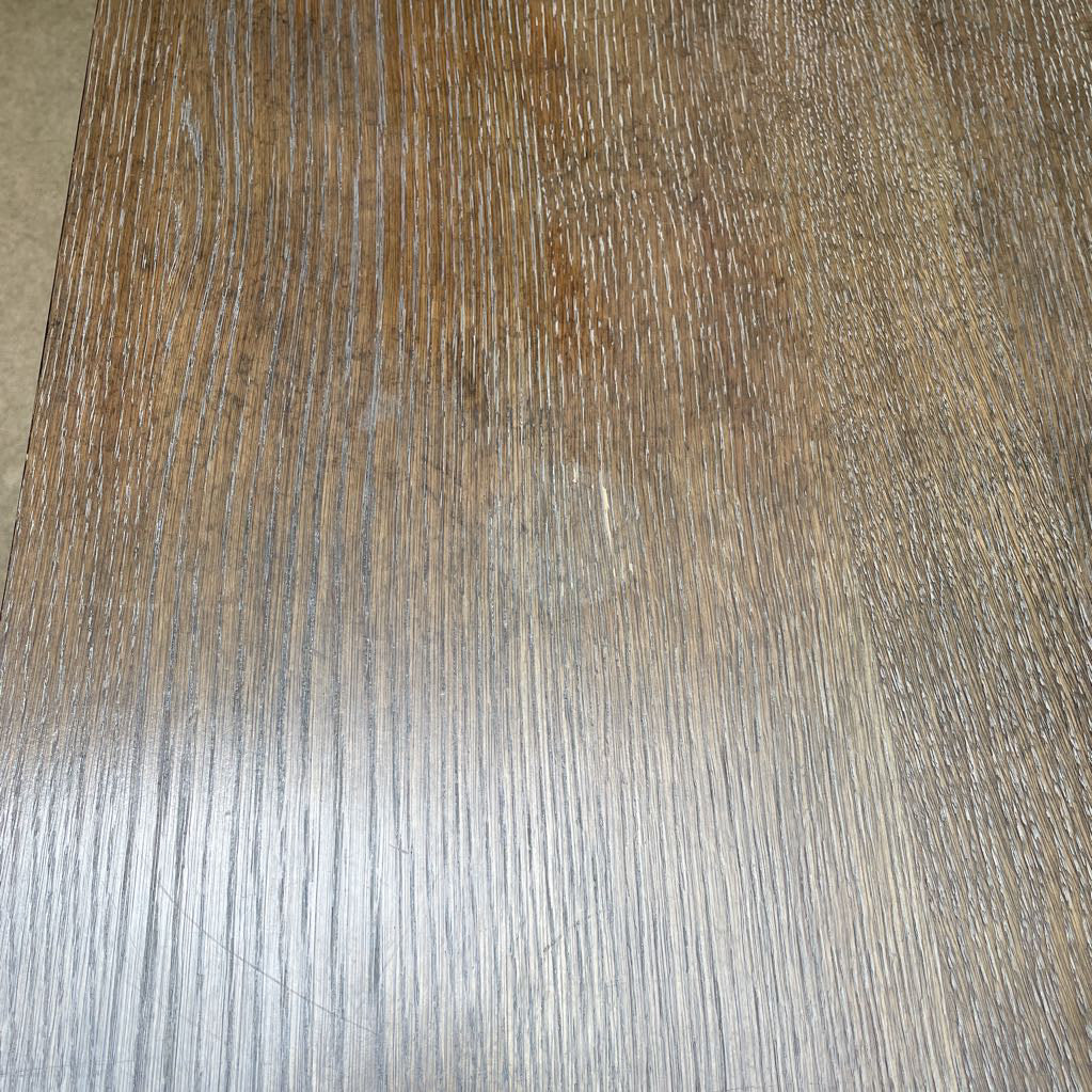 Bernhardt Dark Wood Column Leg Expanding Dining Table C DINING TABLES