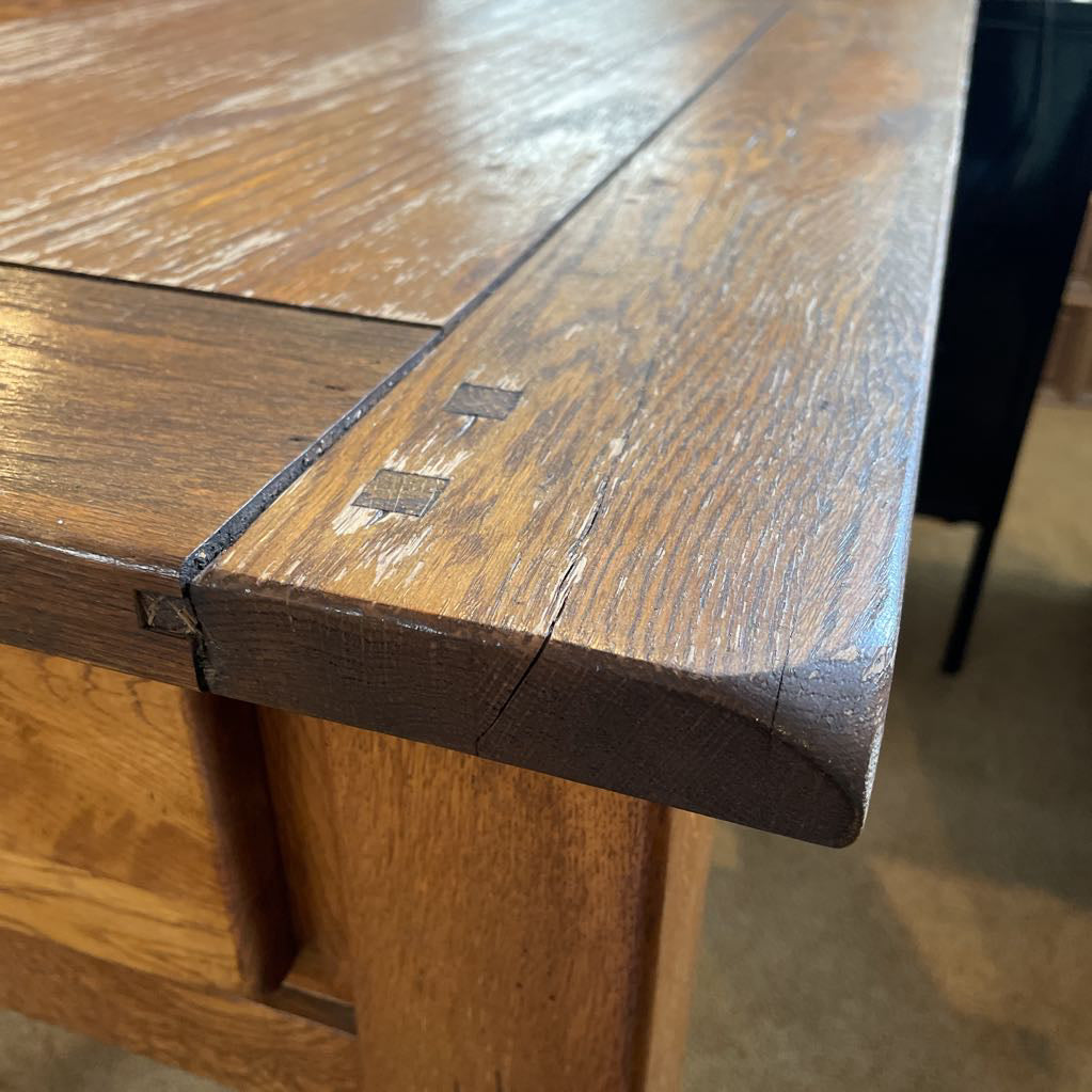 Craftsman Style Wooden End Table w/ 1 Drawer C SIDE TABLES