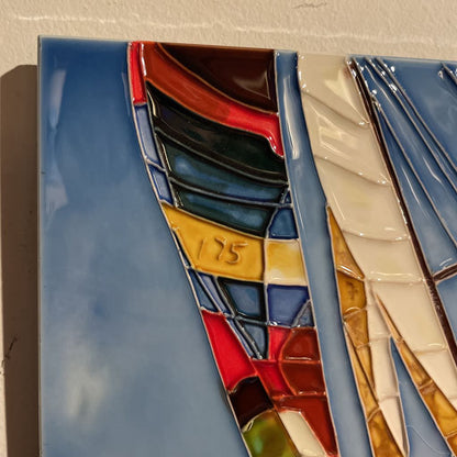 Sailboats Tile SMALLS