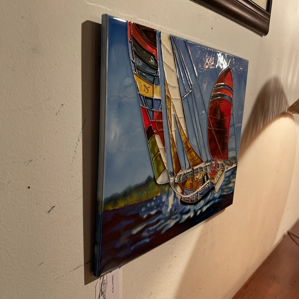 Sailboats Tile SMALLS