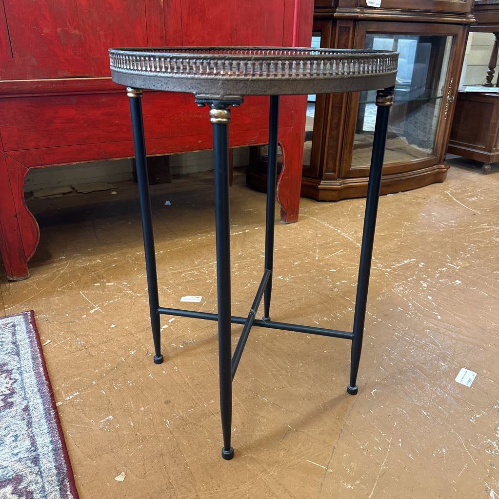 Neo Black Metal Accent Table C SIDE TABLES