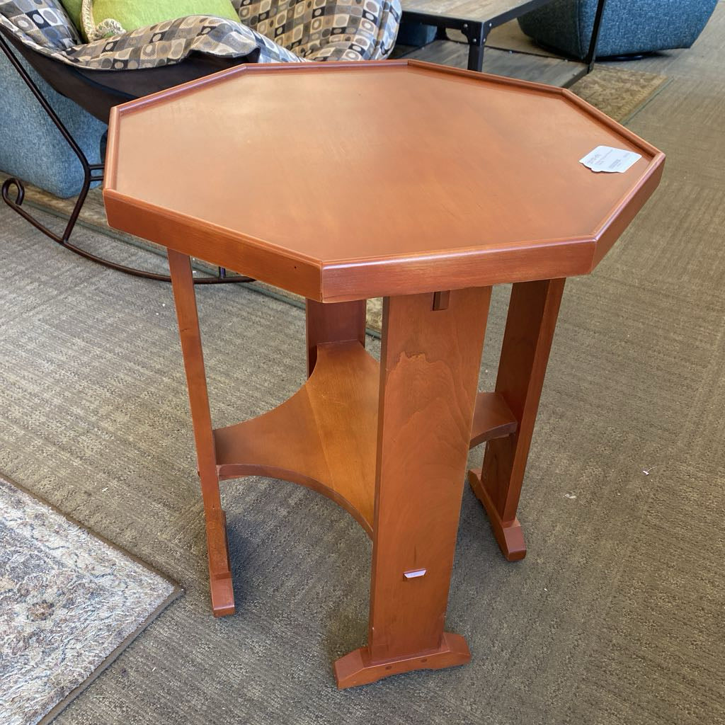 STICKLEY Octagonal Cherry Side Table C SIDE TABLES