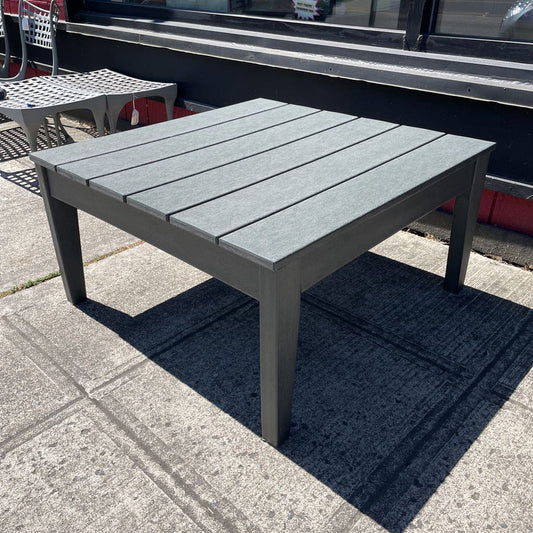 Slate Slatted Square Outdoor Coffee Table OUTDOOR